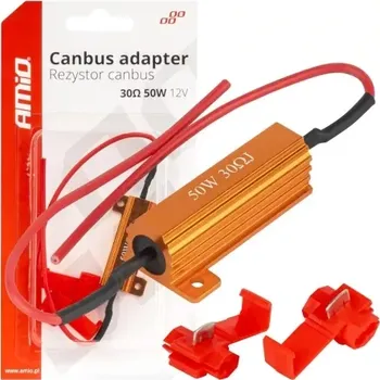 Autodoplněk AMIO Rezistor pro LED žárovky CANBUS 30Ω 50W