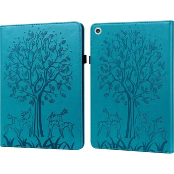 Pouzdro na tablet VSECHNONAMOBIL 108585 ART DEER Zaklápěcí pouzdro pro Lenovo Tab M10 Plus 3. generace modré