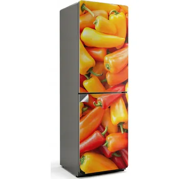 Fototapeta Samolepka Fólie na ledničku Snadné čištění Složení z barevných paprik