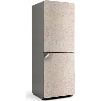 Fototapeta Samolepicí Samolepicí bez bublinek na ledničku Květinový vzor v řadě