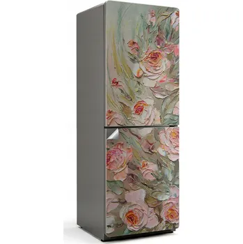 Fototapeta Samolepicí Samolepicí Bubble Free na ledničku Malířský květinový motiv