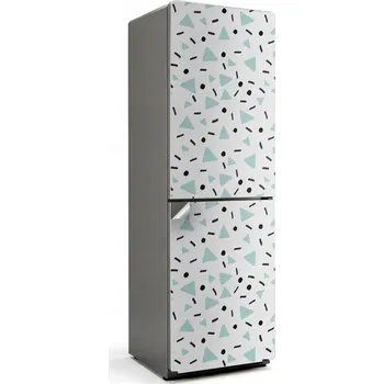 Fototapeta Samolepicí nálepka na ledničku do kuchyně Abstraktní vzor s tvary