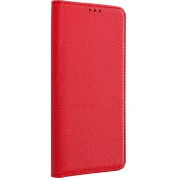 Pouzdro na mobilní telefon Pouzdro Smart Case Book – Motorola Edge 60 Fusion, červené (Flipové pouzdro, obal, kryt Smart Case Book pro Motorola Edge 60 Fusion – červené, metalický efekt, stojánek a kapsa)