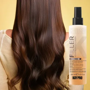 Vlasová regenerace Keratinový dvoufázový sprej s kolagenem - Keratin Filler KAYPRO