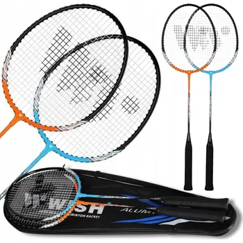 Badminton SET na badminton WISH 2 rakety obal PRO DVA hráče pro začátečníky