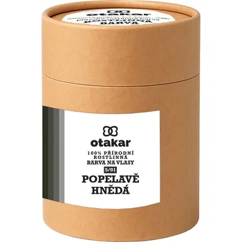 Barva na vlasy Otakar Organic - přírodní rostlinná barva na vlasy popelavě hnědá :-: 100 g