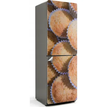 Fototapeta Umělecká Samolepka Fólie Dekorativní na Ledničku Lahodné muffiny v papírových košíčcích