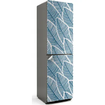 Fototapeta Ochranná samolepka na ledničku Samolepicí Fólie Vzor listů v linii