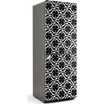 Fototapeta Umělecká Samolepka Fólie Dekorativní na Ledničku Geometrický Vzor s Kruhy