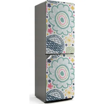 Fototapeta Samolepka na ledničku do bytu Samolepicí s květinovými a geometrickými vzory