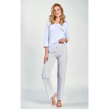 Dámské noční prádlo Květované pyžamo pro ženy Taro Ariella S-XL, broskev L i384_58173384