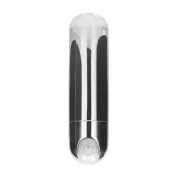 Vibrátor Be Good Tonight by Shots 10 Speed Rechargeable Bullet - Silver