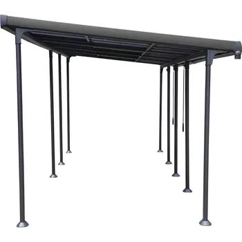 Zahradní stavba Sunfun Sera Cabrio Pergola s nastavitelnou střechou XXL, půdorysný rozměr: 7 × 3 m, výška: 2,3 – 2,67 m, antracit