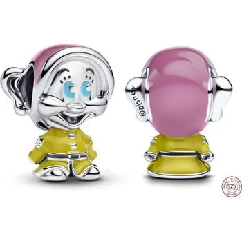 Přívěsek Charm Sterlingové stříbro 925 Disney Sněhurka a 7 trpaslíků - Šmudla, korálek na náramek film