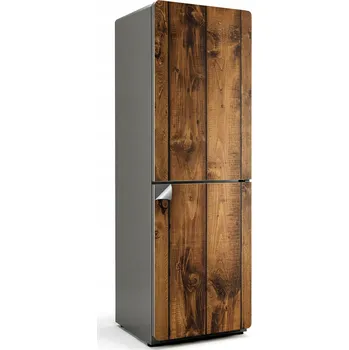 Fototapeta Designová Samolepicí Nálepka na Lednici – Dřevěná Prkna Vertikálně