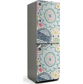 Fototapeta Samolepka na ledničku do bytu Samolepicí s květinovými a geometrickými vzory