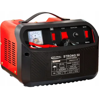 Nabíječka autobaterie Weldman 103225 Usměrňovač s pomocným startem strong 50