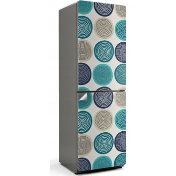 Fototapeta Samolepicí samolepka na ledničku Snadná Instalace - motiv kruhů a spirál