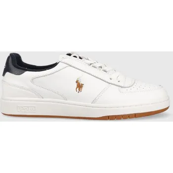 Pánské tenisky Kožené tenisky Polo Ralph Lauren Polo Crt bílá barva 809877610001.100 00X, EUR 45