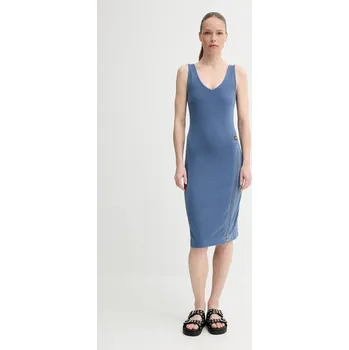Dámské šaty Bavlněné šaty G-Star D26593.E040 modrá 95X, vel. S
