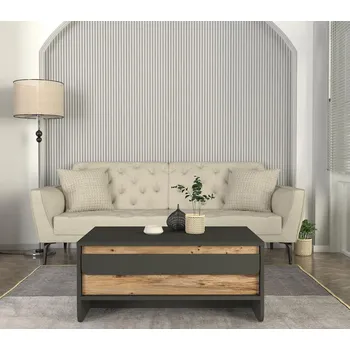 Konferenční stolek GIMA konferenční stolek, antracit/botovice Atlantik