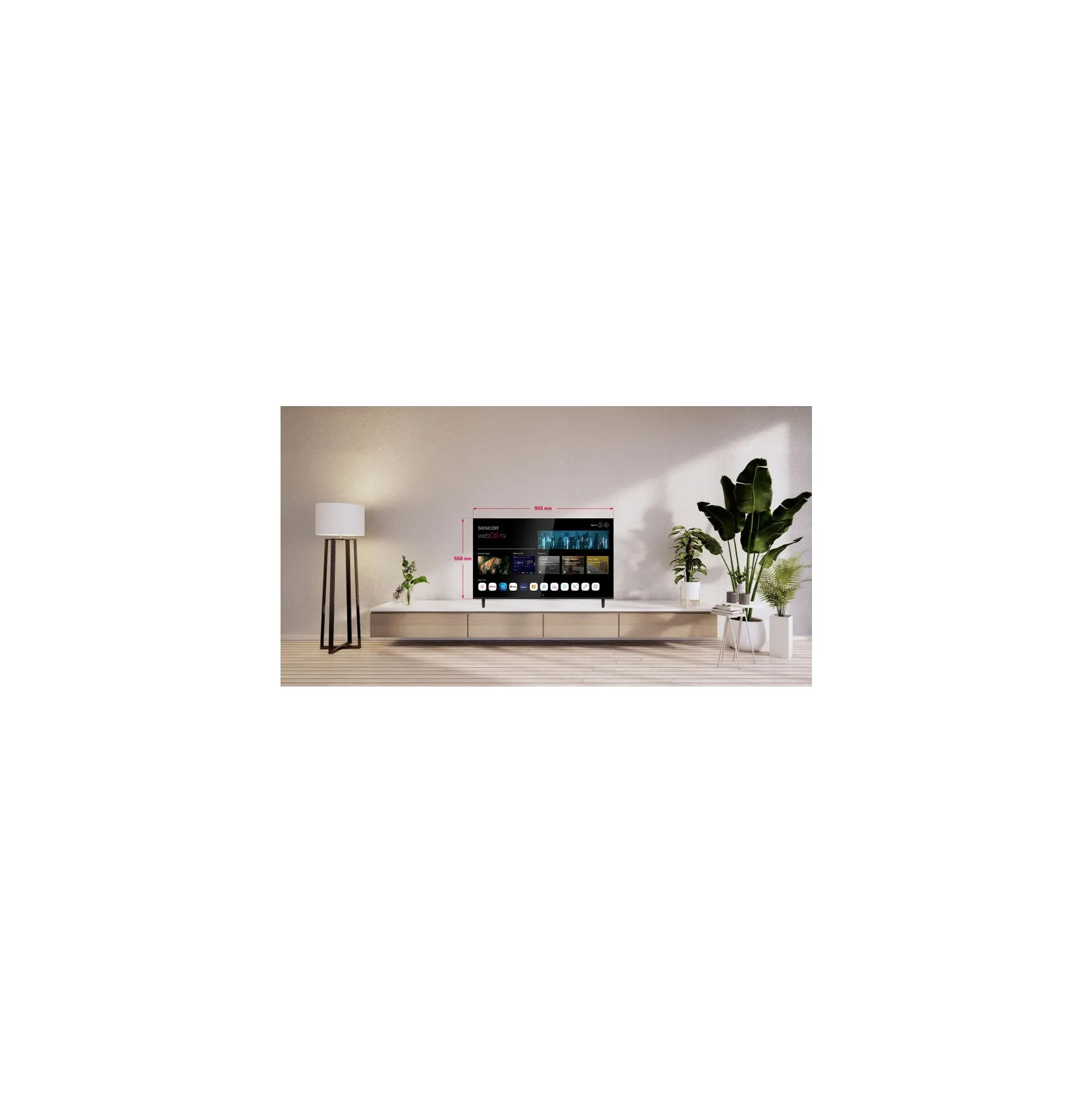 Fotografie 12 - Televizor Sencor 43" Smart TV (SLE 43US803B)