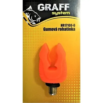 Graff Gumová rohatinka Oranžová, 2 ks