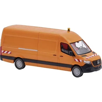 Modelová železnice Busch 52636 H0 model osobního automobilu Mercedes Benz Sprinter dlouhý rozvor, dopravní situace