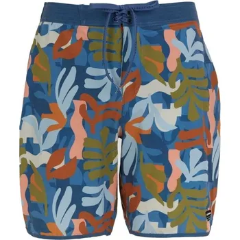Pánské kraťasy Pánské plážové šortky FUNDANGO NEAL 34 Mix, Modrá