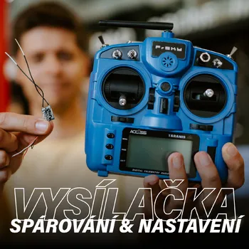 Dron Spárování, nastavení a zalétnutí dronu Varianta: Spárování, nastavení a zalétnutí