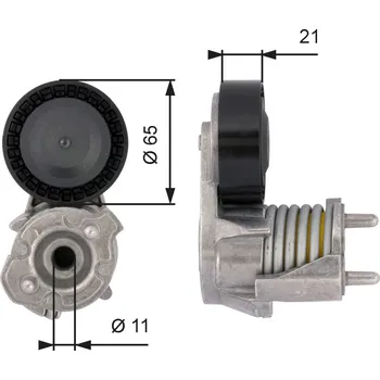 Napínák, žebrovaný klínový řemen GATES T39118