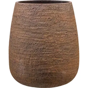 Květináč Dolomites Planter Dark Brown Ø 46 cm / V 50 cm