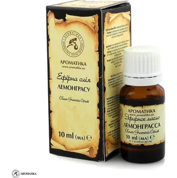 AROMATIKA Citronová tráva – esenciální olej, Aromatika, 10 ml