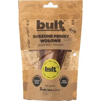 Pamlsek pro psa BULT Sušené hovězí penisy - pamlsek pro psy - 3ks.