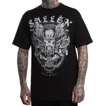 Pánské tričko tričko hardcore pánské - NORSE BADGE - SULLEN - SCM7260_BK