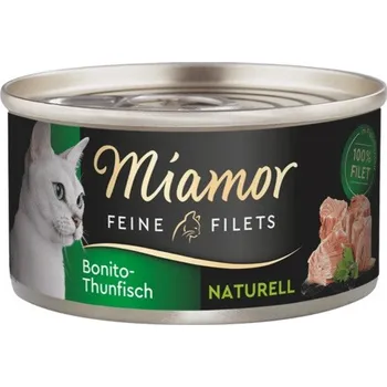 Krmivo pro kočku MIAMOR Feine Filets Naturell Bonito tuna - mokré krmivo pro kočky - 80g