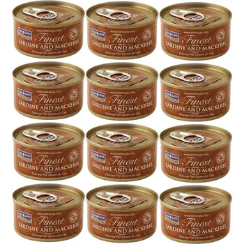 Krmivo pro kočku FISH4CATS Sardine and mackerel - mokré krmivo pro kočky - 12x70g