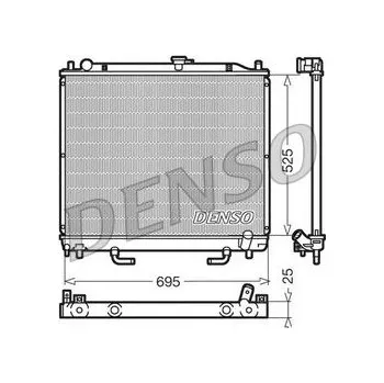 Chladič motoru Chladič, chlazení motoru DENSO DRM45015