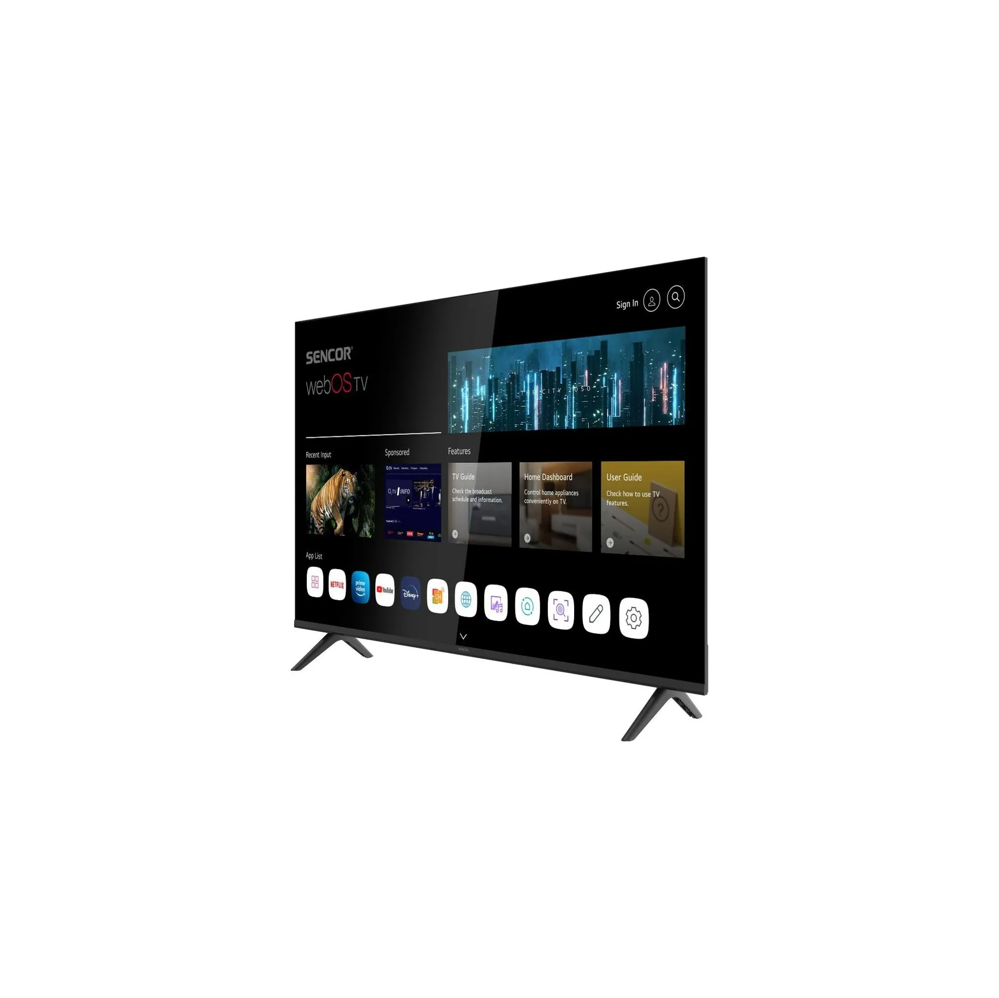 Fotografie 2 - Televizor Sencor 43" Smart TV (SLE 43US803B)