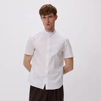 Pánská košile Reserved - Košile slim fit se stojáčkem - bílá - 173DV-00X - 173DV-00X-L