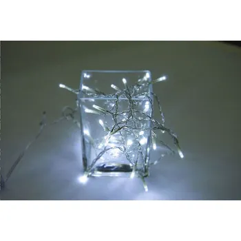 Vánoční dekorace CITY SR-AXS000540 LED GIRLANDA na baterie stud.bílá 3m/30 ledek