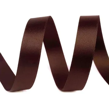 Stuha STUHA a. s. Dobruška Atlasová stuha 15 mm 108710 hnědá 5 m