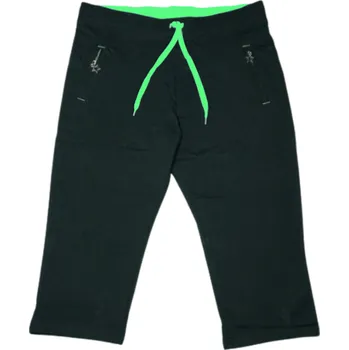 Dámské kalhoty Dámské 3/4 legíny černé N-feel DX1819