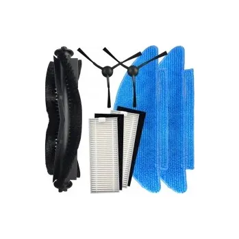 Sada příslušenství pro robotický vysavač Kartáče a HEPA filtry pro vysavač TESLA AI300 Smart Robot Vacuum Laser sada a mopy 7ks