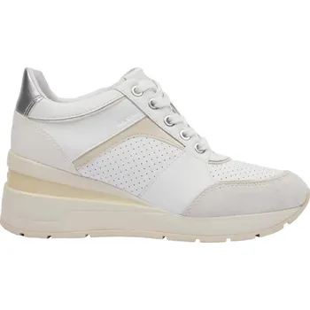 Dámská obuv Dámské tenisky Geox ZOSMA 39 Bílá, Béžová, Šedá