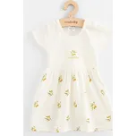 Kojenecké šaty z organické bavlny s krátkým rukávem New Baby Olivy, vel. 86 (12-18m)