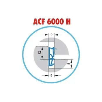 Stavební profil PROFIL ACF 6000 H (černá / 25m)
