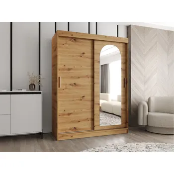 Nábytek Šatní skříň Kreloin 150, Barva: dub artisan, Zásuvky: Ne MIRJAN 5903211418020