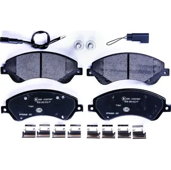 Brzdová destička Sada brzdových destiček, kotoučová brzda HELLA 8DB 355 012-771