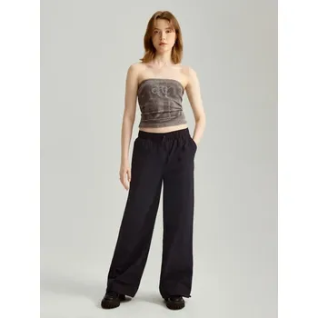 Dámské kalhoty Kalhoty parachute - XS - House - černá - 155BV-99X